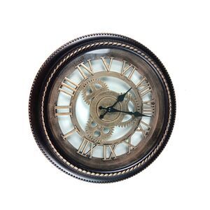 Sangtai Plastic Roman Numeral 12 inch Round Quartz Clock Pre Owned Great Cond